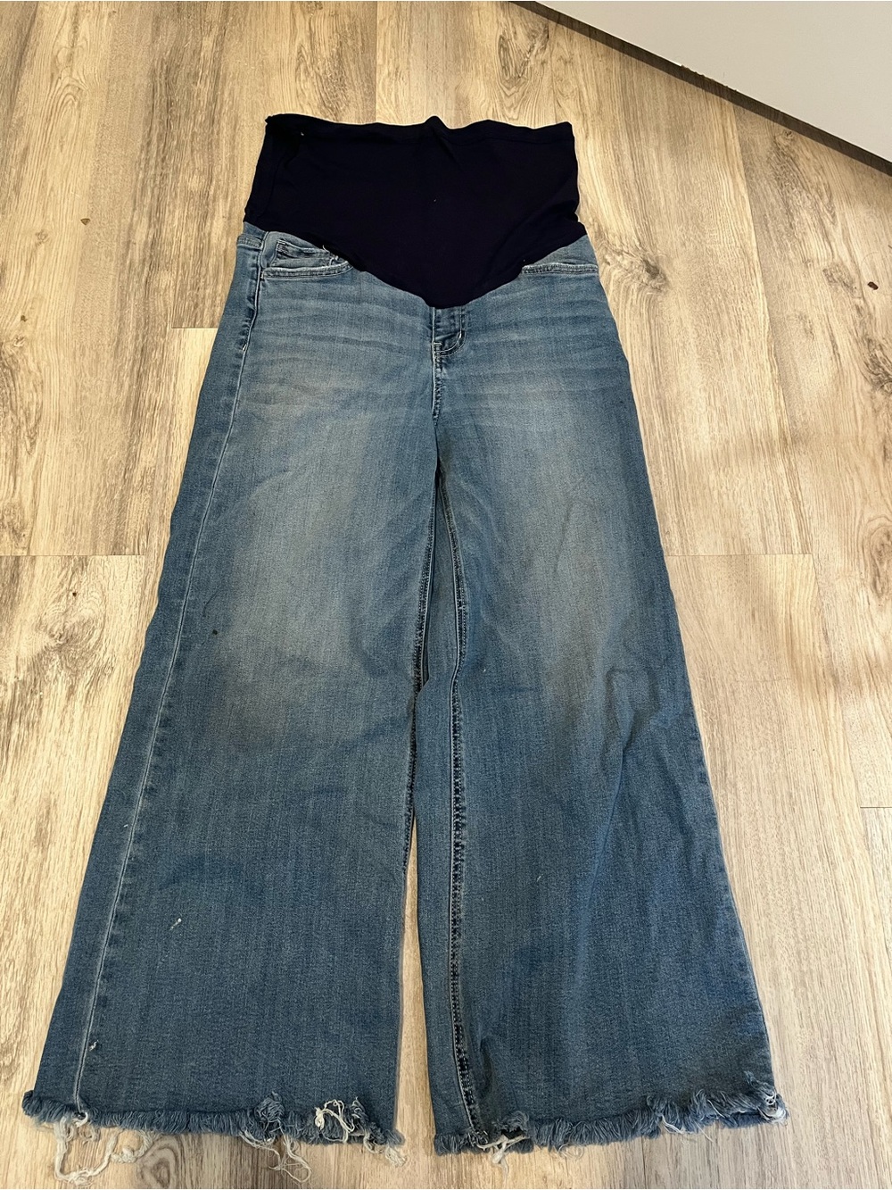 Wide Leg Maternity Jeans
